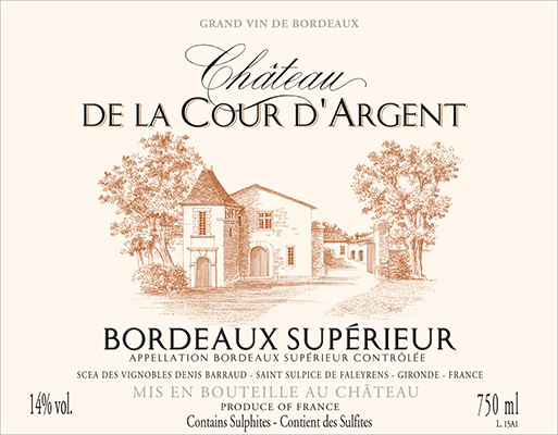 Label Bordeaux Château de la Cour d'Argent