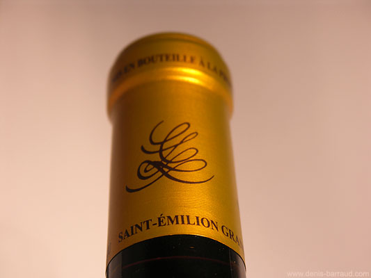 Capsule de la cuvée Lynsolence, saint-émilion grand cru